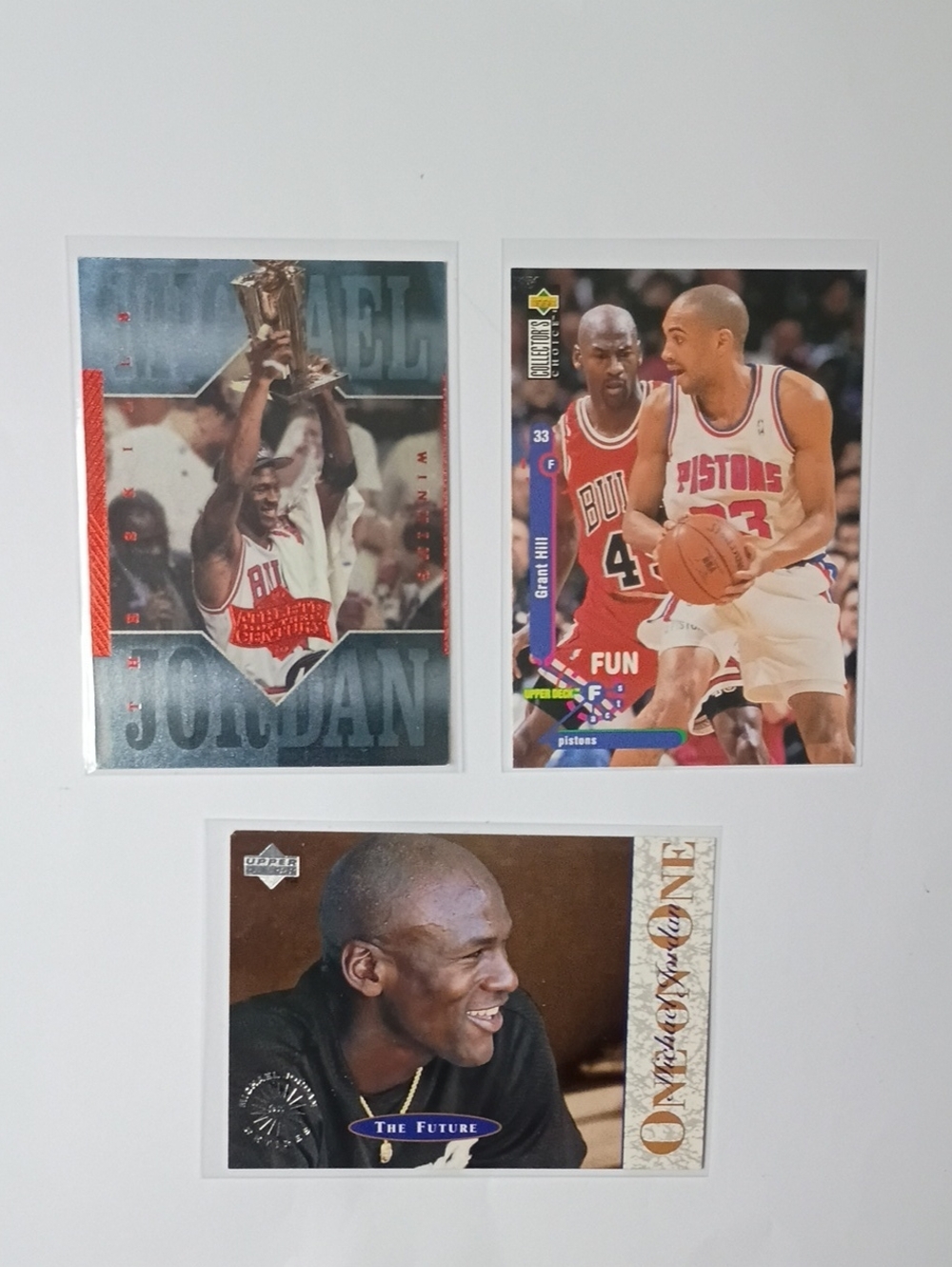 Michael Jordan Basketball Trading Card Wall Accent - White